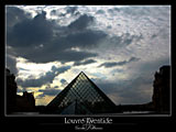 paris photography, louvre pyramid, eventide