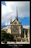 paris photography, notre dame, south facade, rose window