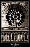 paris photos, notre-dame paris, west facade, rose window