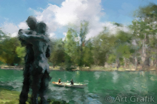 A SUMMER'S AFTERNOON, art canvas, painting, limited edition, signed