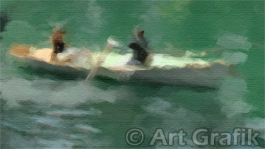 A SUMMER'S AFTERNOON, paris paintings, canvas, limited edition, france