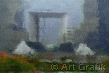 LA DÉFENSE, paris paintings, canvas, limited edition, france