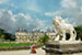 luxembourg park painting, paris