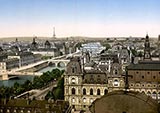 old photos of paris, Panorama of Seven Bridges, paris 1900