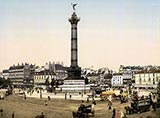 paris photos, Place de la Bastille, paris antique photo