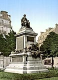 old photos of paris, Alexandre Dumas Monument, French writer, Paris