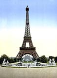 old photos of paris, Eiffel Tower