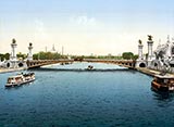 Alexandre III Bridge, pont, paris 1900, seine