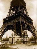old photos of paris, Eiffel Tower & unconstructed Plaza