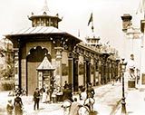 old photos of paris, Pavilions of China and Greece, paris universelle exposition 1900 photo