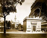 Pavilion of Ecuador, paris 1900 antique photo