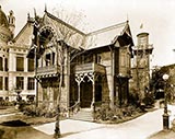 old photos of paris, Norwegian Chalet, paris world fair exhibition 1900