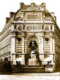 Fountain de Saint Michael, paris france, world fair 1900