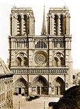 paris photos, Notre-Dame, antique photograph, paris france