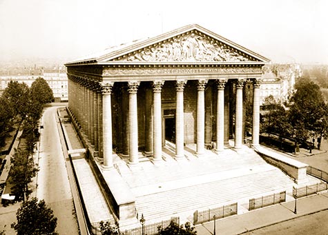 L'église de la Madeleine, Napoleon, army, Neo-Classical, , paris