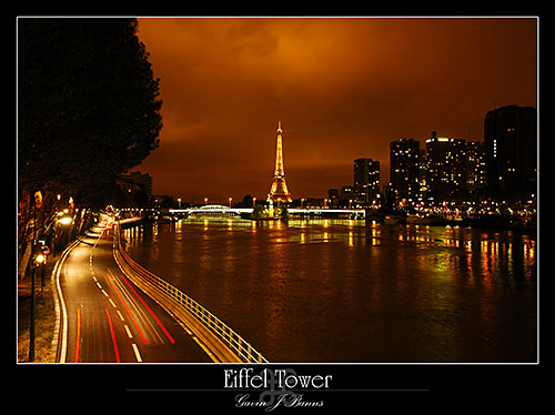 paris at night wallpaper. Night View Over the River