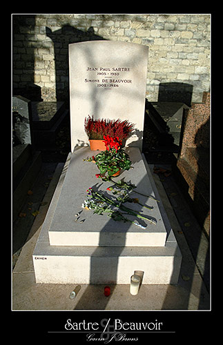 Jean Paul Satre / Simone de Beauvoir, paris photos, photography, france, city, capital