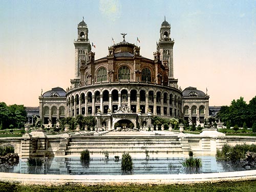 the trocadero, 1900, paris