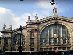 gare du nord, paris station, rer