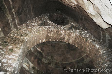 Paris catacombs, skulls, bones