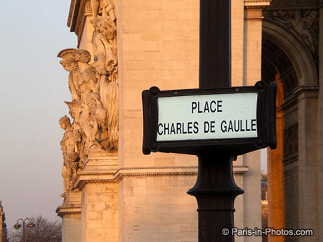 arc de triomphe, place charles de gaulle, paris