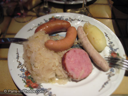 choucroute restaurant, fermented cabbage