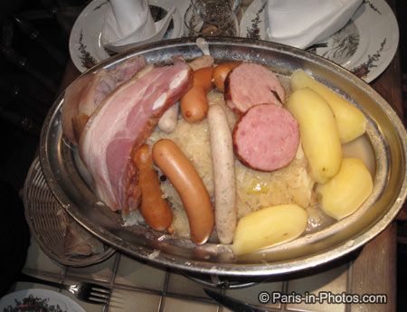 choucroute, paris alsacian restaurant